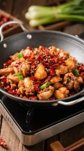 辣子鸡块的做法_家常炒辣子鸡，鲜香下饭！