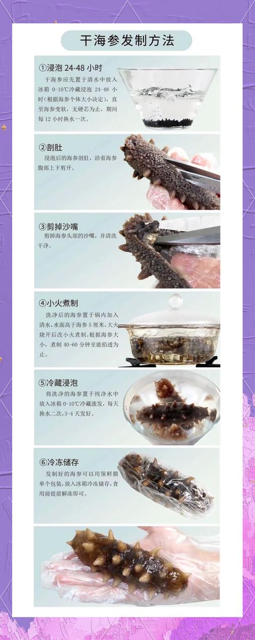 干海参花最快速发泡方法_温水浸泡加加热，软糯可口易保存