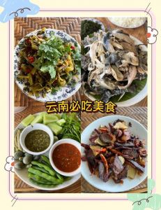 云南十大名小吃排行榜_过桥米线饵块鲜花饼汽锅鸡野生菌火锅宣威火腿小锅米线傣味小吃红烧鸡枞昆明酸腌菜