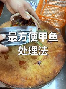 杀甲鱼的正确方法图解_杀放血褪壳分割去内脏，影响肉质口感