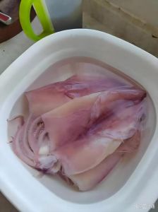 干小鱿鱼头怎么处理才干净_干小鱿鱼头泡12小时去腥，可爆炒煲汤，滋阴养胃