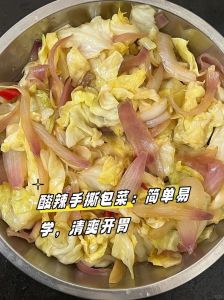 炒包菜为什么要焯水_保绿去涩，快炒更脆！