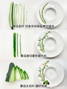 黄瓜菱形片怎么切图解_学会切菱形黄瓜片，家常菜秒变颜值担当！