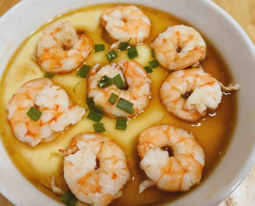 虾仁鸡蛋羹蒸几分钟_虾仁蛋羹蒸多久？嫩滑嚼劲自己调！