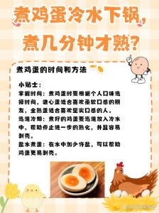 水煮蛋几分钟熟_煮蛋时间看大小，8-10分钟最常见