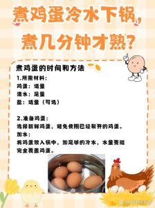 开水煮鸡蛋几分钟熟_煮鸡蛋多长时间？口感营养看这里！
