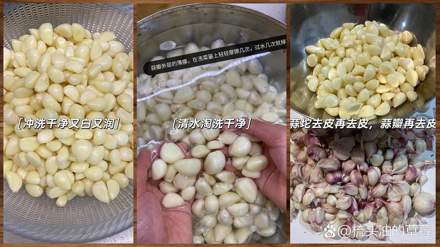 腌蒜头的家常做法_选蒜制汁，爽脆咸香，配饭佳品！