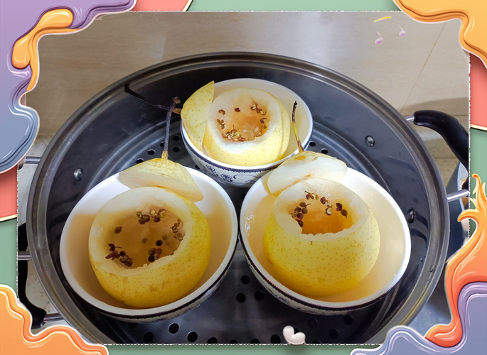 梨蒸花椒的正确做法_止咳散寒，在家轻松做