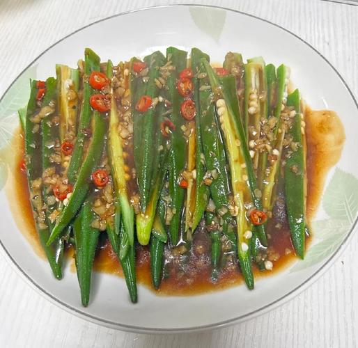 蚝油凉拌秋葵的做法_蚝油凉拌秋葵，脆爽翠绿做法简单