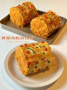肉松面包卷的做法_外酥里软超简单