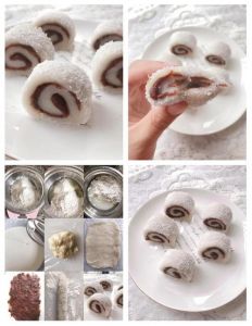 武鸣糯米卷做法_酵母面团做法与糯米馅料创意分享