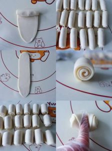 打面机蛋黄酥的做法_打面机做水皮油酥 包馅烤制咸蛋黄酥