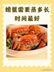 蒸螃蟹需要几分钟_大小不同时间各异，注意死蟹别食用！