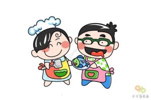 情侣72种做饭姿势大揭秘：趣味小人图展现厨艺与互动新方式