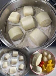 刀切小馒头的详细做法_牛奶面团蒸馒头，松软香甜做法
