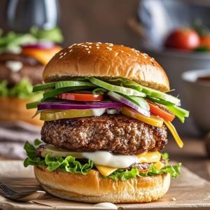 猪肉汉堡肉的做法_简易汉堡肉饼做法