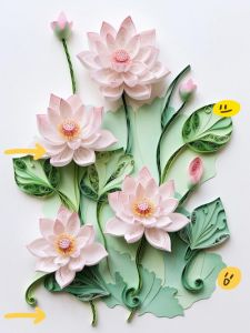 衍纸手工制作大全100种_翻转纸条变立体，动手乐趣多！