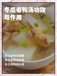 鸭架冬瓜汤的做法_烤鸭架熬汤，鲜美营养，清热利湿