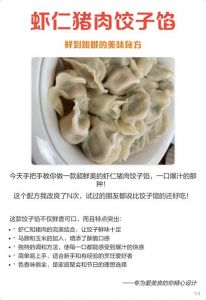 鲜虾猪肉饺子馅做法大全_手工虾馅饺子，鲜香美味易做