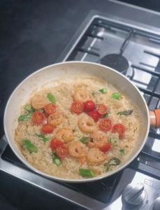 意式烩饭的正宗做法_Arborio米烩饭，香糯奶油味