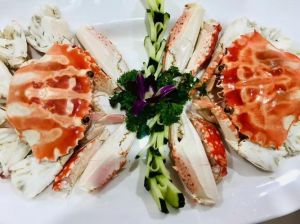 冷冻红花蟹做法_解冻蒸冻红花蟹，蘸姜醋鲜掉眉毛！