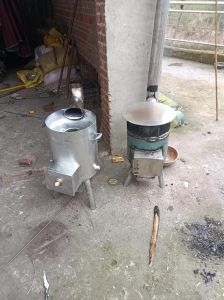 自制炭炉最简单的方法_DIY废弃寿喜锅炭炉，环保有趣实用，户外室内皆宜！
