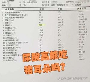 猪耳朵属于中等嘌呤吗_嘌呤中等，注意尿酸