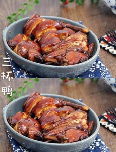 野葱三杯鸭的家常做法_家常菜，葱香酱香浓郁