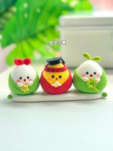 粽子橡皮泥做法图片_简单有趣做文化传承