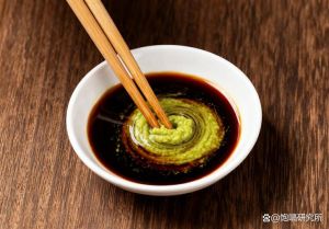 芥末怎么调制蘸汁_芥末蘸汁多滋味，白醋酱油调细节