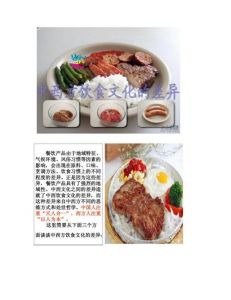 中西方的饮食差异总结_食材口味与观念解析