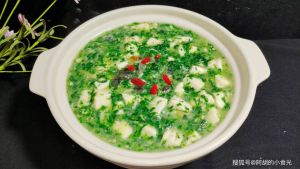 荠菜豆腐羹家常做法_鲜美滑嫩，春日暖心汤