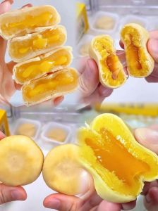 榴莲烤饼的做法大全_选榴莲控馅料，手抓饼糯米版，烘焙乐趣