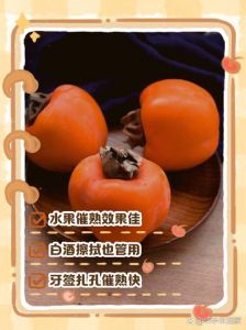 柿子催熟最快的土方法_柿子快速催熟小妙招