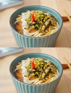 上海雪菜肉丝面的做法窍门_腌肉锁水，洗雪菜减盐，和面醒发，炒肉快火，激面保弹，原汤增鲜！