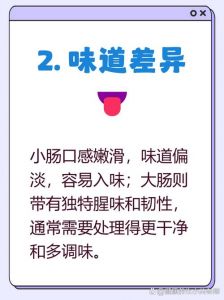 猪小肠和猪大肠的区别图片_猪大肠小肠外观不同，粉肠适合白灼，小肠适合卤制