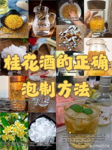 桂花酒的正确泡制方法_自制桂花酒，秋日香醇美酒！