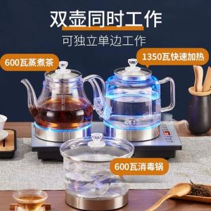 全自动电茶壶操作方法_全自动电茶壶，简单加水，一键注满
