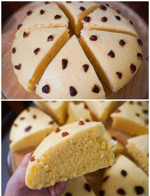 白面发糕的做法_激活酵母发糕，松软可口做法