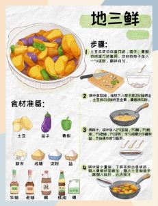地三鲜包括哪三样食材_东北地三鲜，茄子土豆青椒炒着香！