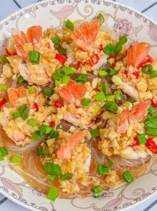 蒜蓉蒸虾的做法_家常美味，简单营养！