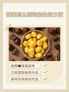 巧剥板栗的做法_巧剥栗子，简单美味！