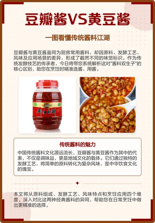 豆瓣酱能代替黄豆酱吗_四川豆瓣酱辣，黄豆酱咸鲜，菜里别用错