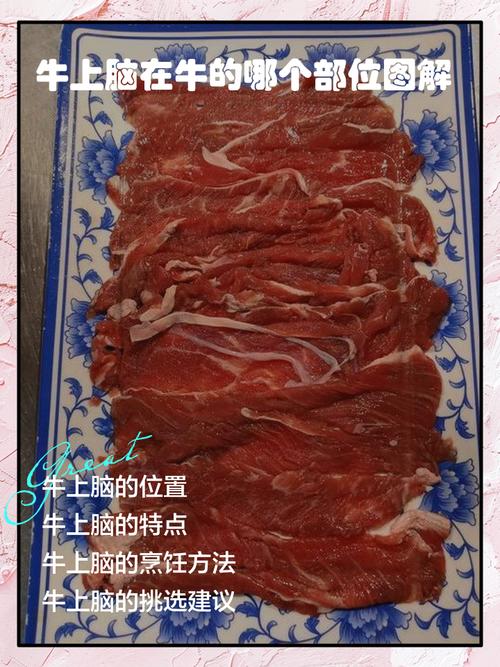 牛上脑肉部位图解_鲜嫩多汁，上脑边做法多
