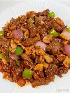 孜然牛肉的做法图解_腌透炒透香满口