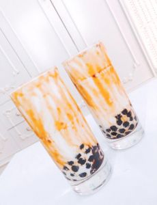 网红鹿角巷脏脏茶的做法_珍珠Q弹加黑糖香，牛奶温热甜度随心