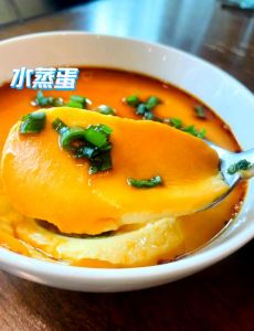 蒸蛋小米的做法_小米蒸蛋配鲜虾，宝宝营养辅食