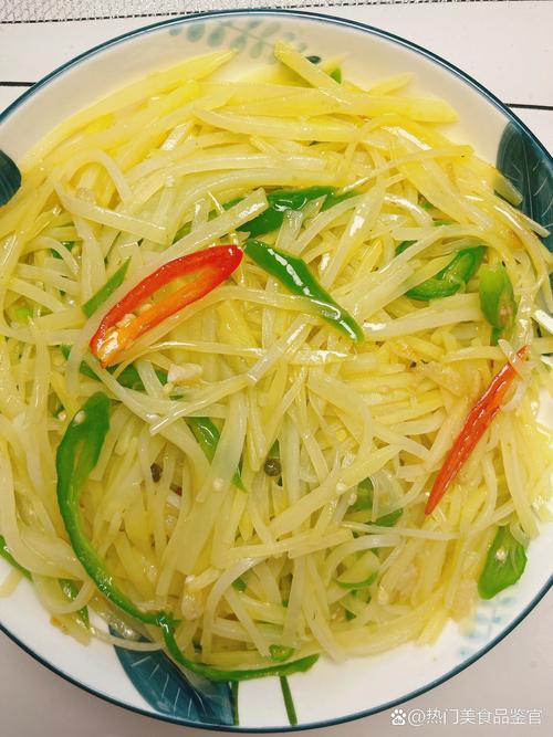 焯土豆丝的步骤_焯水土豆丝去淀粉，爽脆不软！