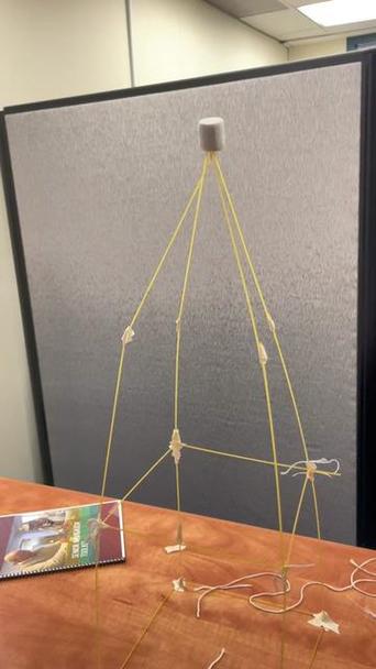 20根面一个棉花糖搭高塔方法_20根意大利面搭棉花糖塔，考验合作与策略！