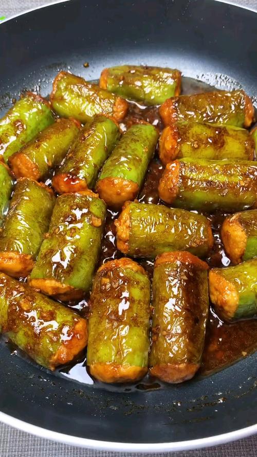 青椒酿肉是哪里的菜_香辣青椒酿肉,四川传统美味! 青椒酿肉是哪里的菜_香辣青椒酿肉,四川传统美味!